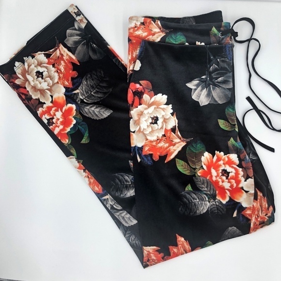 MUDO Super Soft Lightweight Velvet Casual Comfy Pants Black Small - Picture 2 of 7